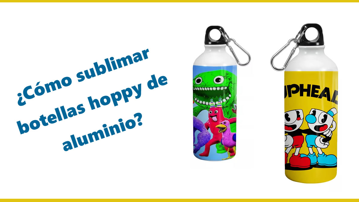 ¿Cómo sublimar botellas hoppy de aluminio?